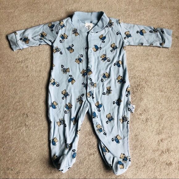 Baby Garden Footed Snap Up Onesie Pajamas - Picture 1 of 5